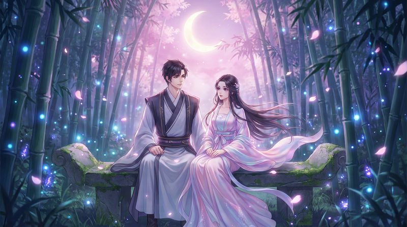 糖心原创视频-月下竹林生活视频